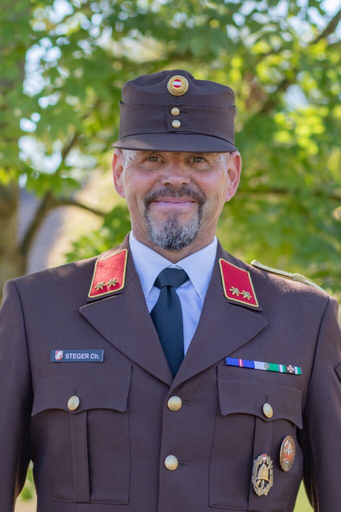 Porträt des Oberbrandinspektors Steger