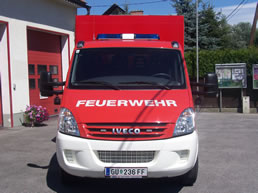 Foto des LKW Fahrzeugs der Freiwilligen Feuerwehr Wagnitz