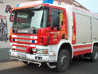 Foto des TLFA Fahrzeugs der Freiwilligen Feuerwehr Wagnitz
